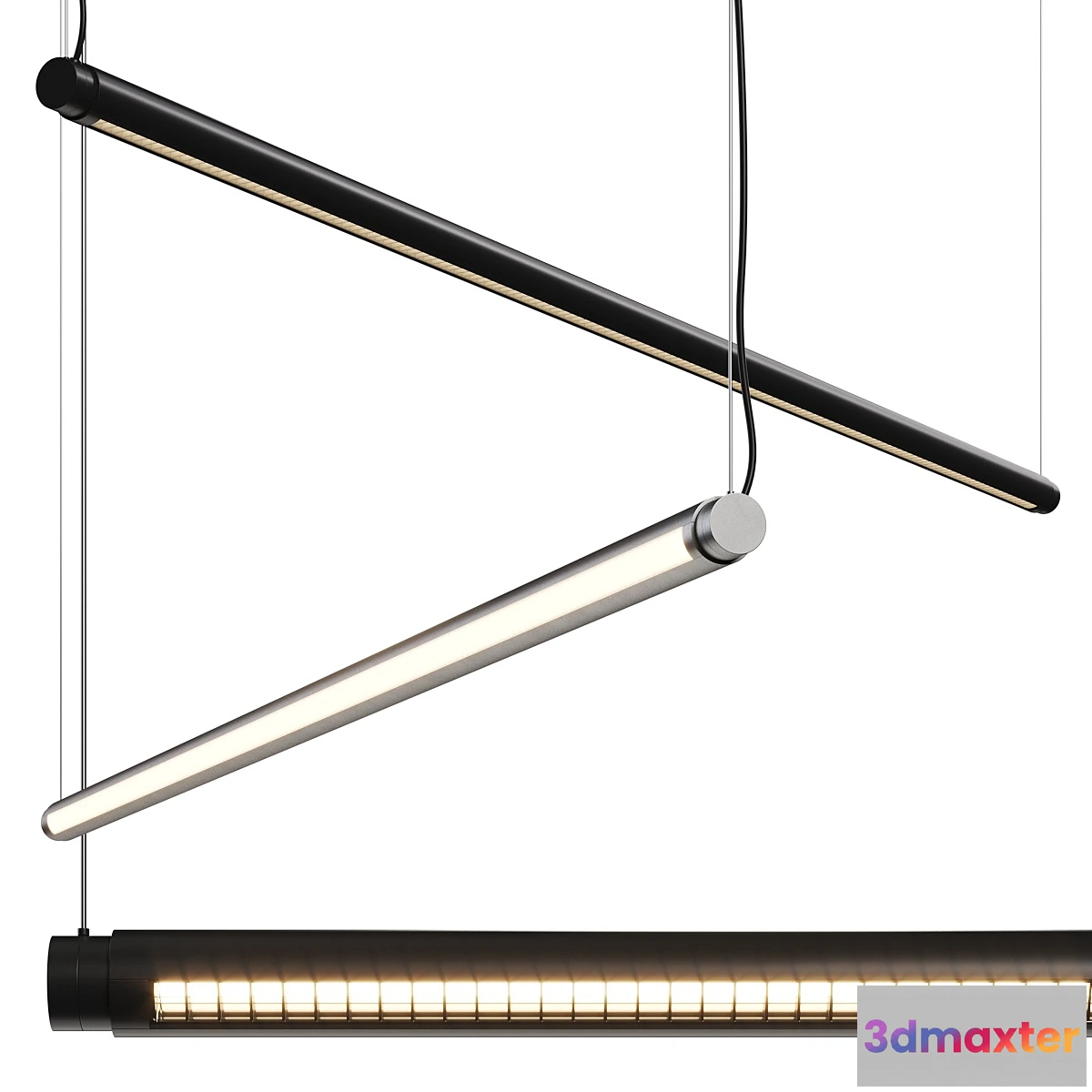 1329160 - Hay Factor Linear Pendnat Lamp 3D Max
