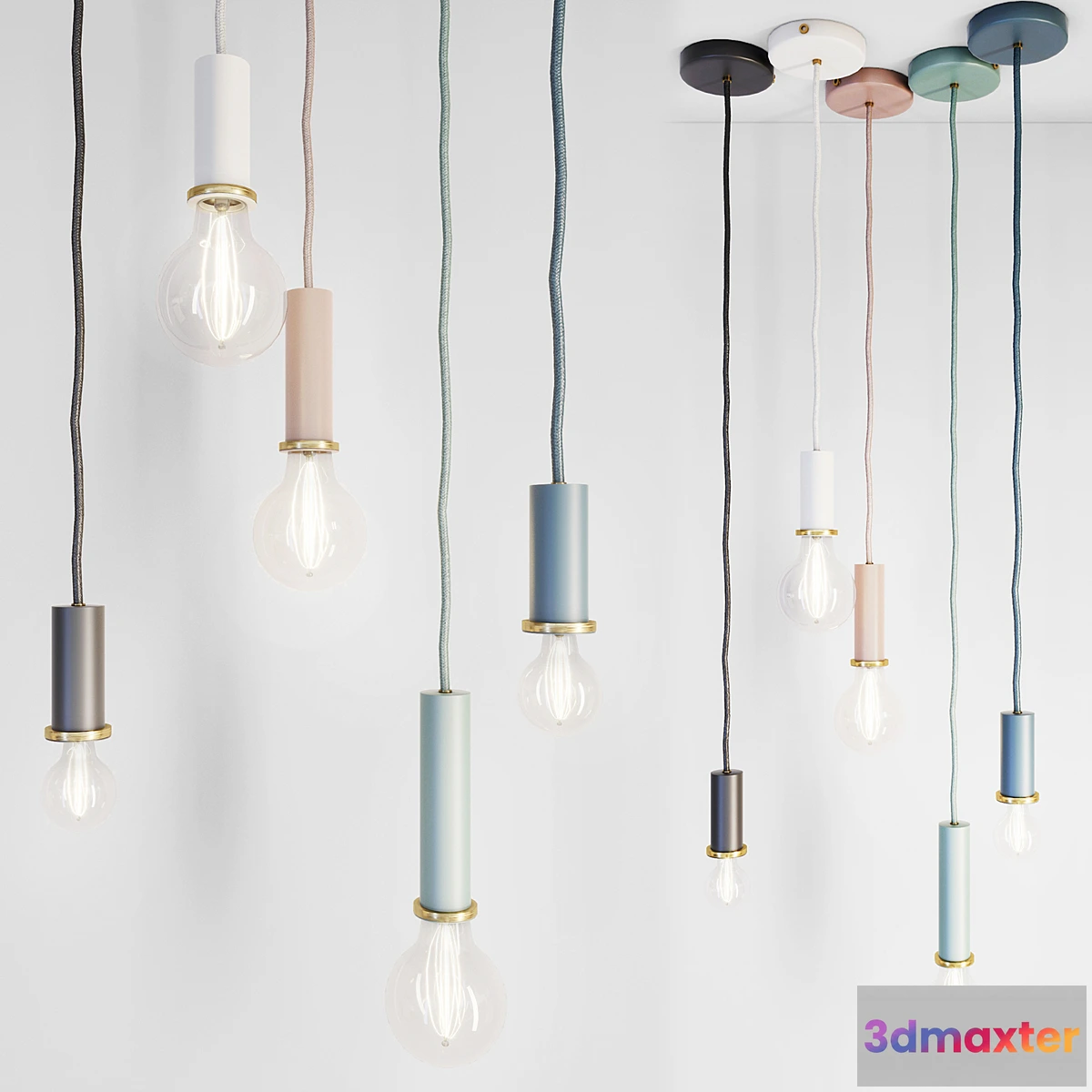 1329339 - socket pendant 3D Max