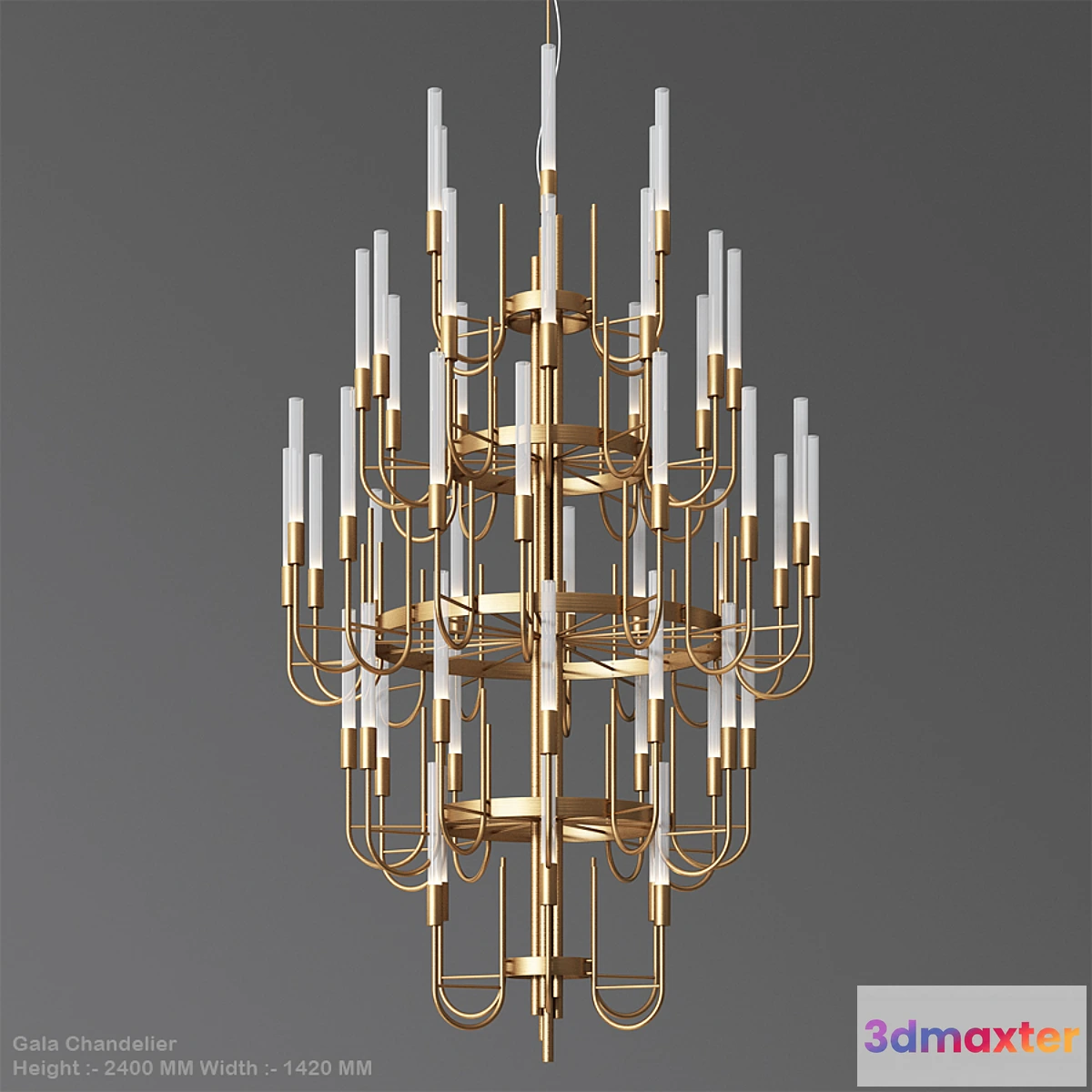 1329521 - Gala Chandelier luxxu 3D Max