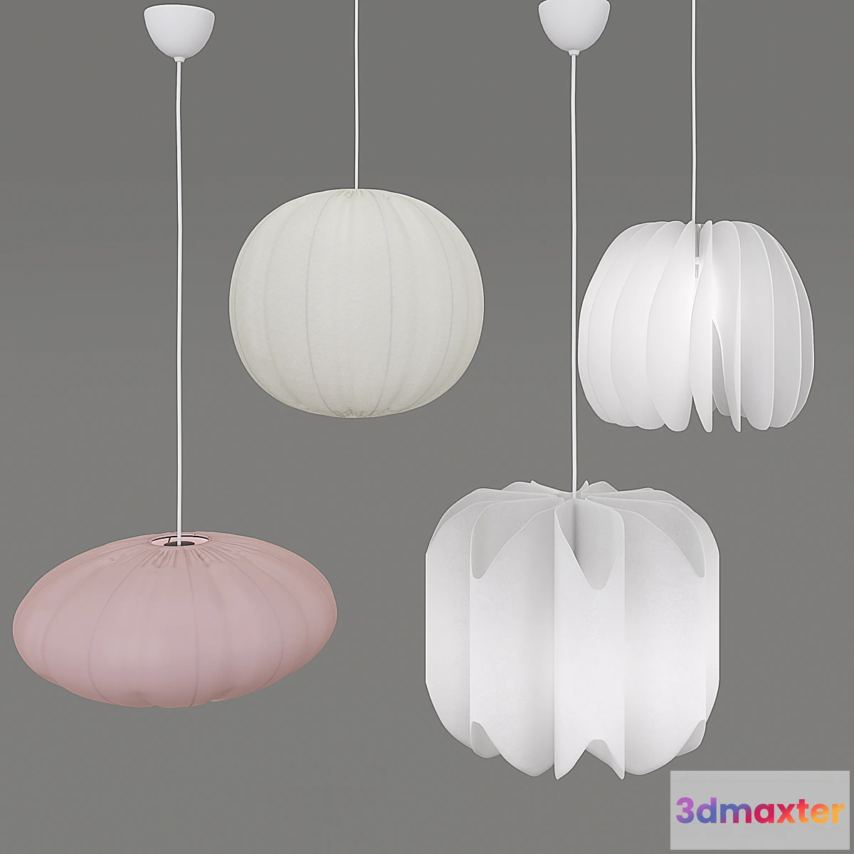 1329716 - IKEA set lamps 3D Max