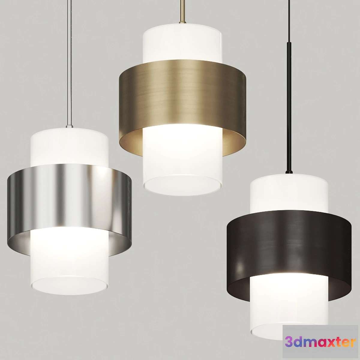 1329906 - Hudson Valley Corinth Pendant Lamps 3D Max