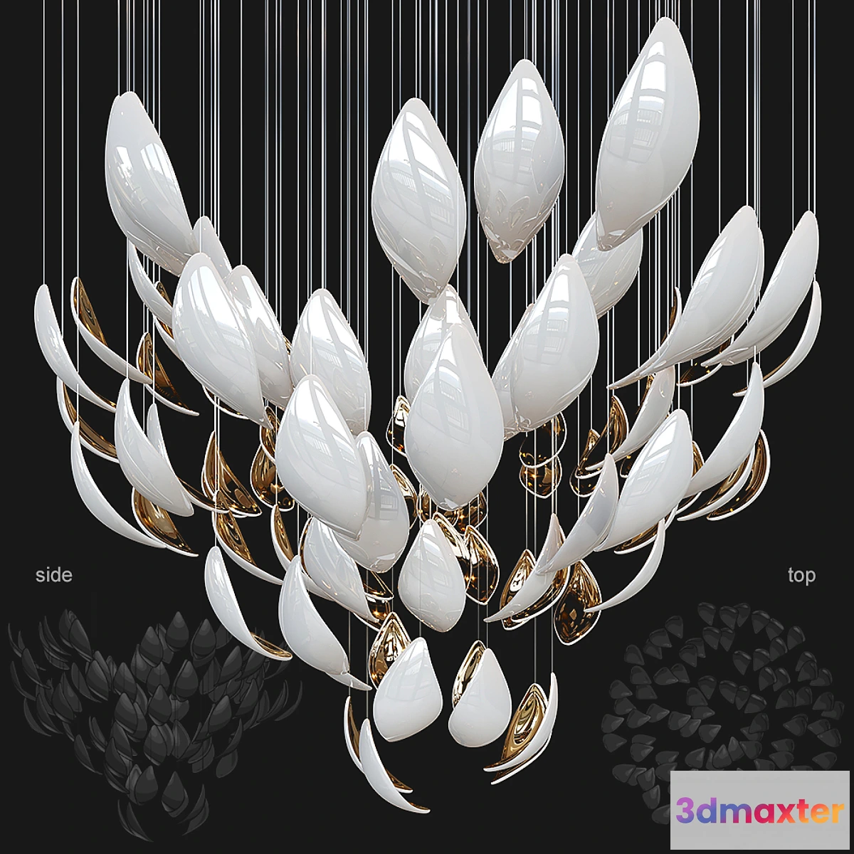 1330691 - Chandelier Light Vargov - No.21 3D Max