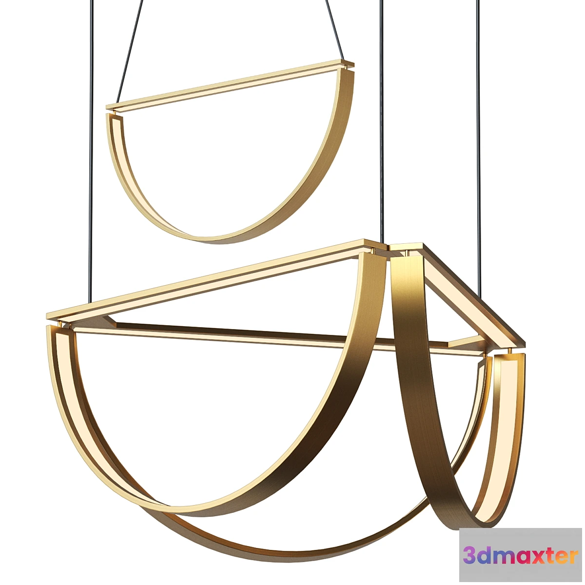 1330775 - AlexAllen Studio - Chord Cluster Chandelier- LED7 - No.2 3D Max