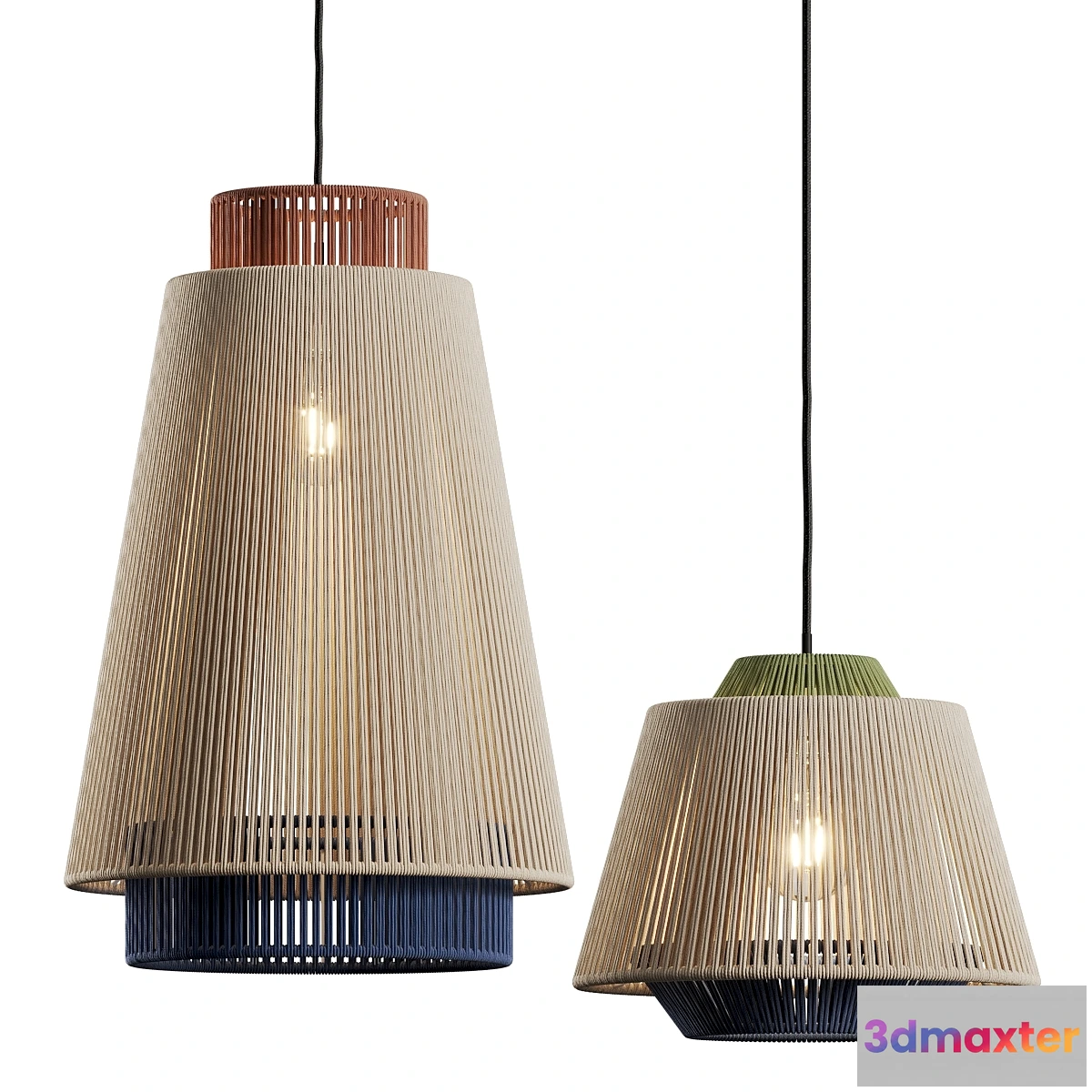 1330959 - Kave Home Yuvia Pendant Lamps 3D Max