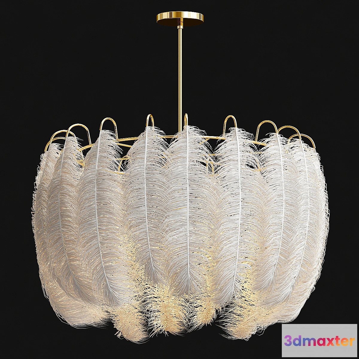 1331327 - Feather Pendant Lamp 3D Max