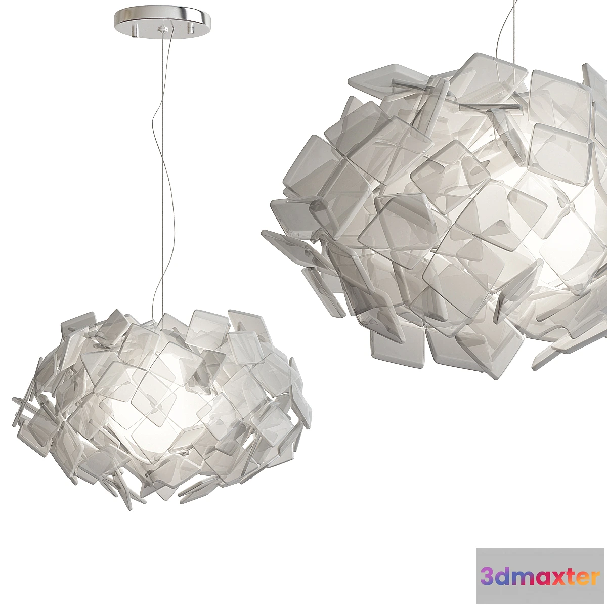 1331600 - Pronta consegna - Clizia Slamp Lampada a Sospensione - No.3 3D Max