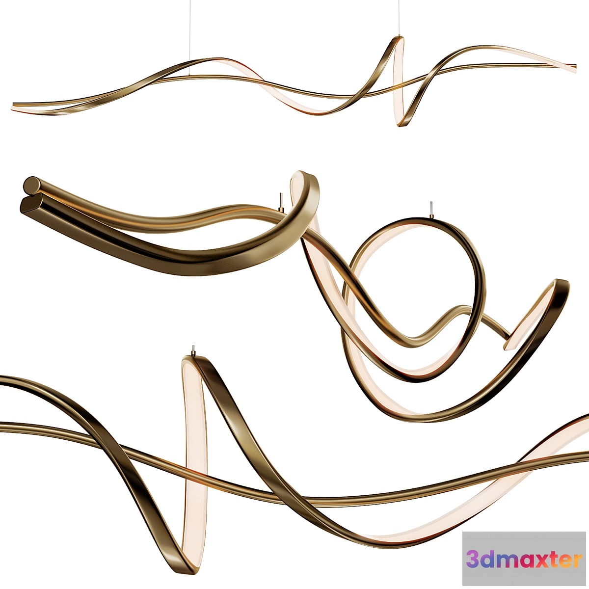 1332044 - Row Lamp ESKILD LONG 3D Max