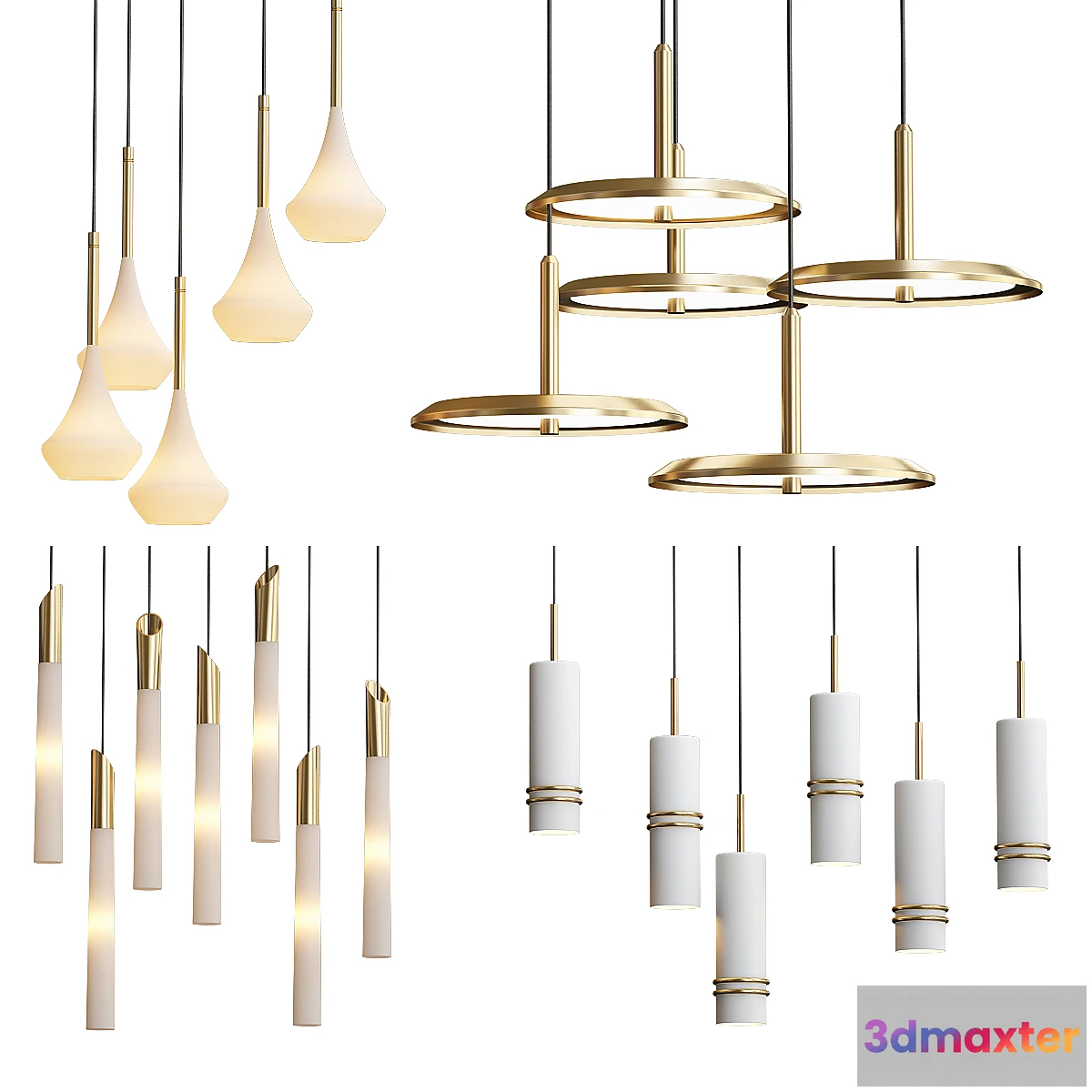 1332960 - Fulcrum light chandelier 3D Max