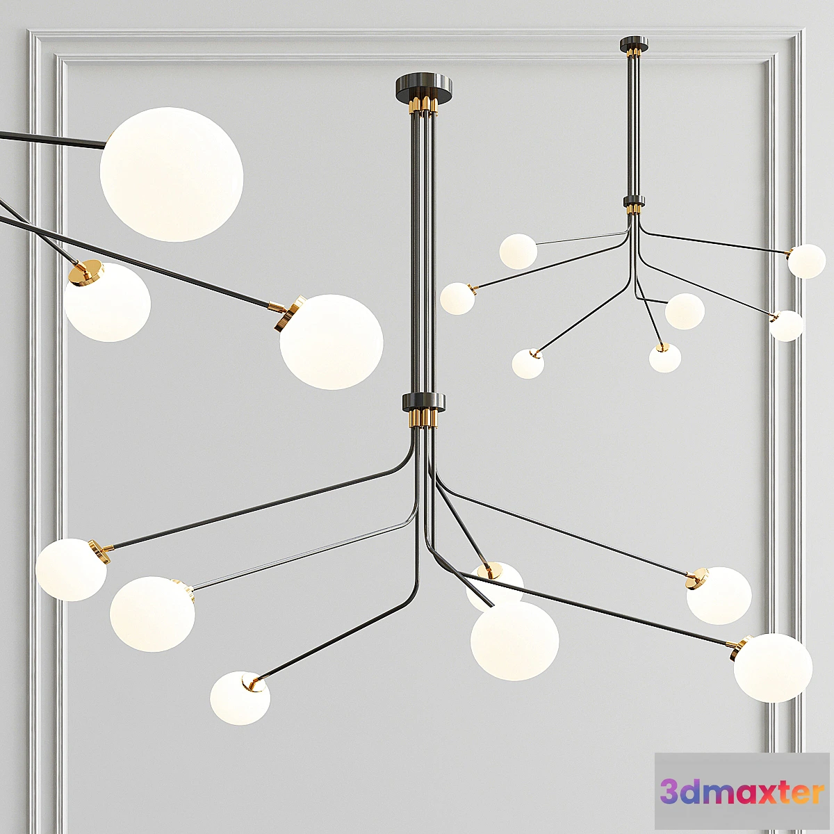 1332987 - Array Opal Extended Pendant 3D Max