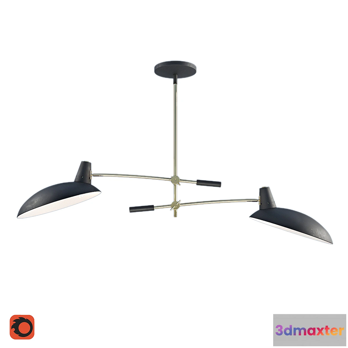 1333048 - Ceiling lamp La Redoute Rosella 3D Max