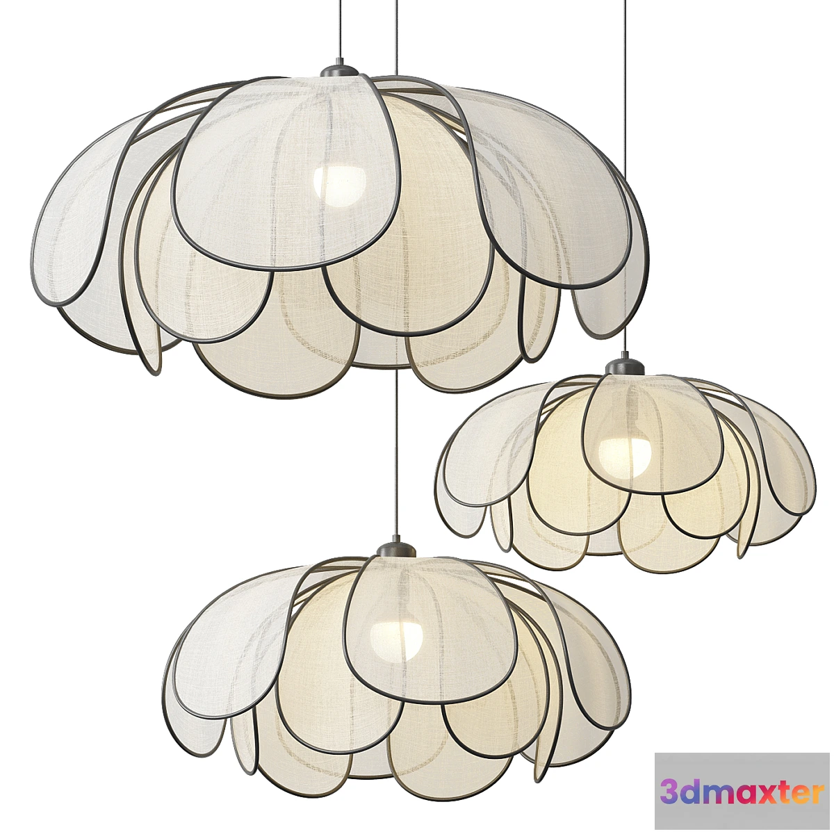 1333064 - Okai Pendant Lamp - No.2 3D Max