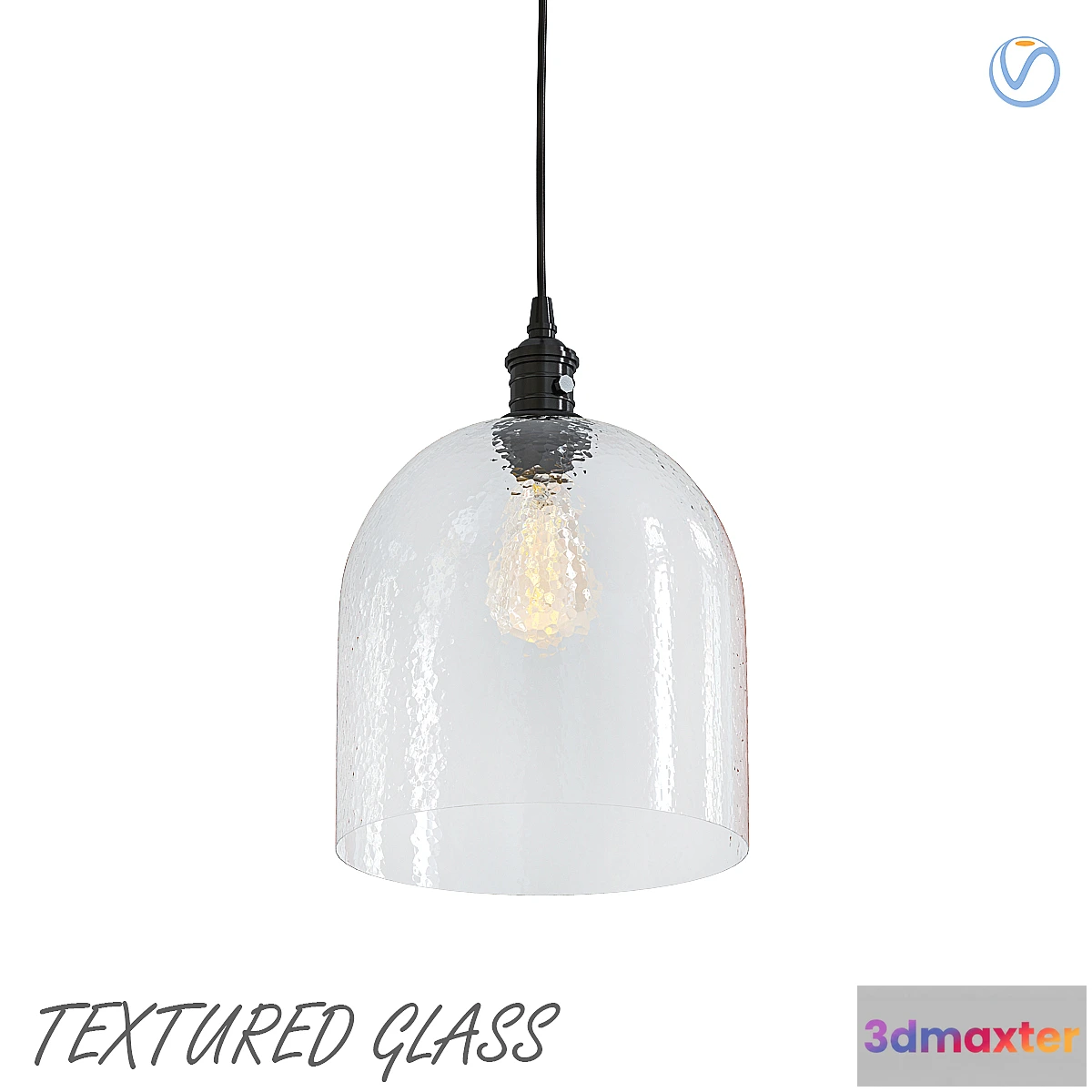 1333197 - Textured glass 3D Max