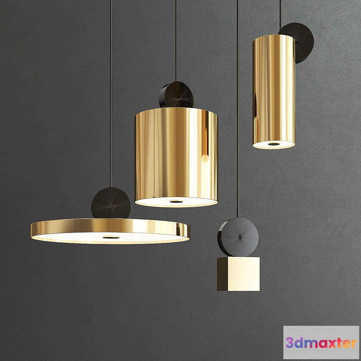 1333764 - Cale Pendant 3D Max