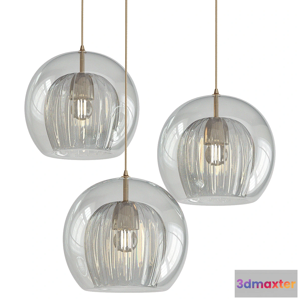 1334127 - Marc Wood Studio Pleated Crystal 3D Max