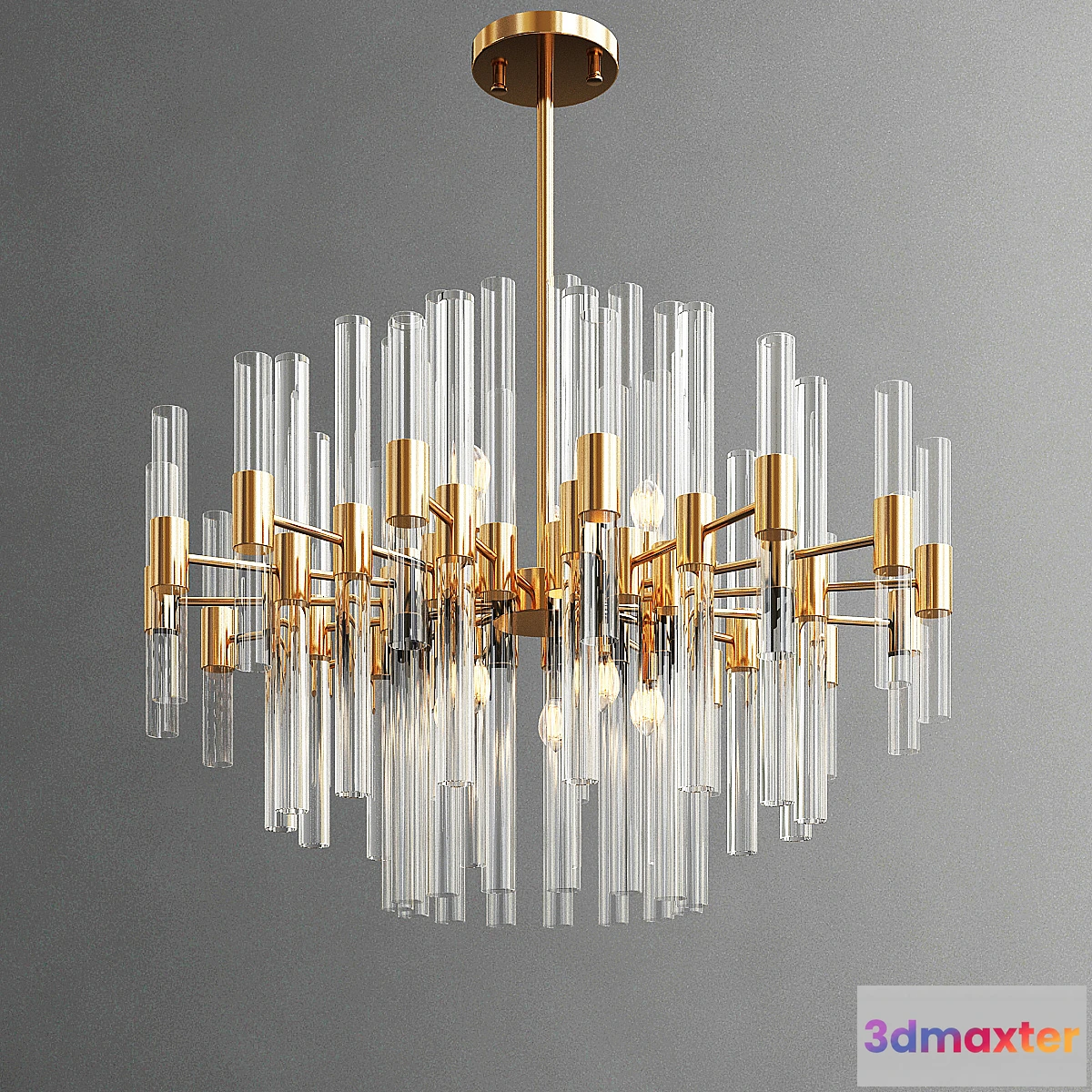 1334146 - Luxury Crystal Glass Tubes 3D Max