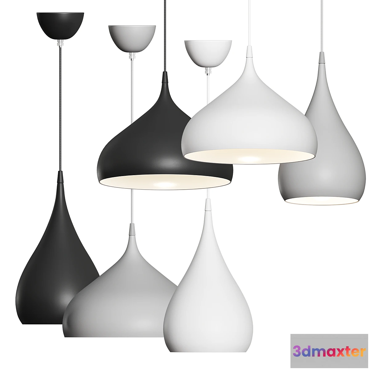 1334525 - Spinning Pendant Lamp 3D Max