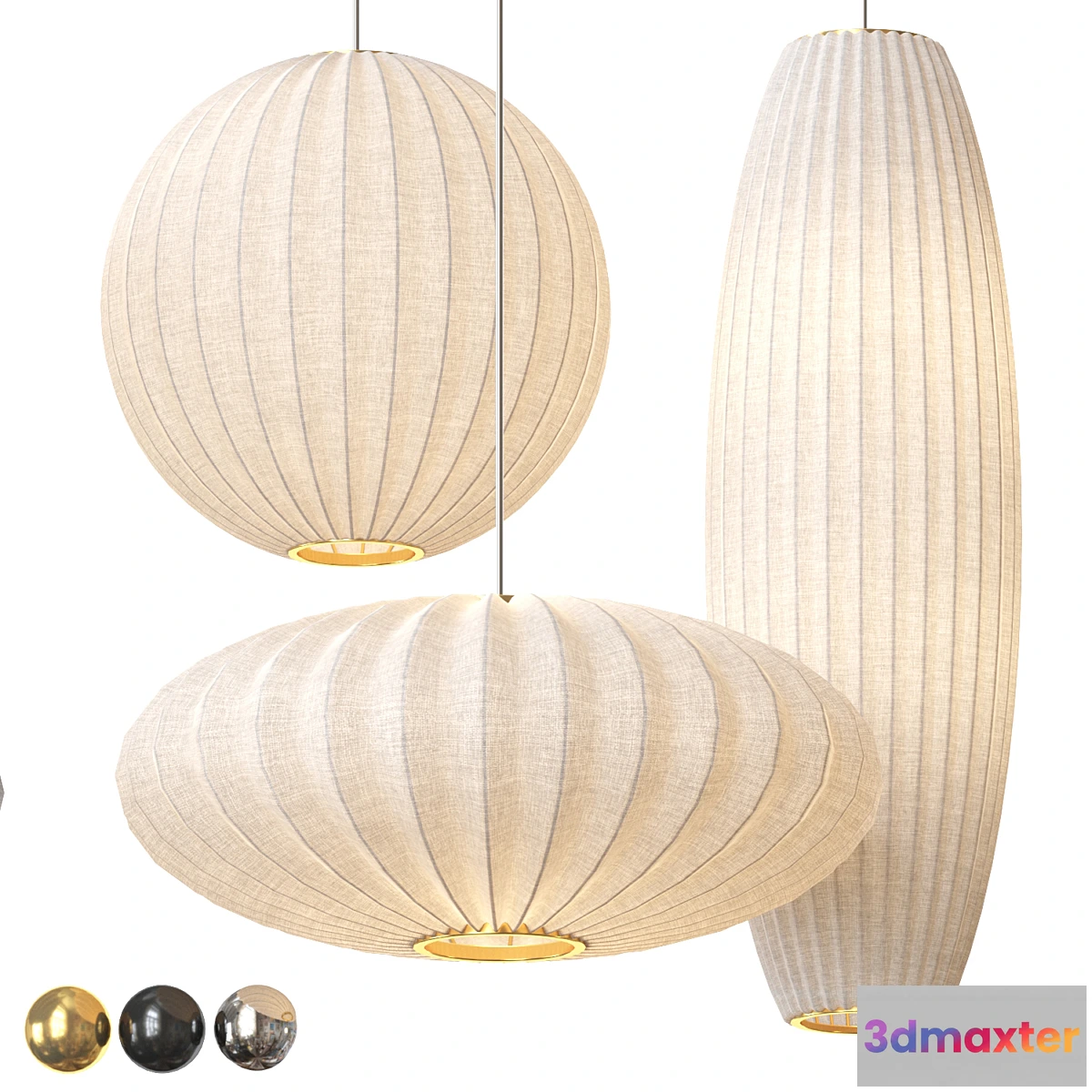 1334947 - Nelson Bubble Pendant - No.2 3D Max