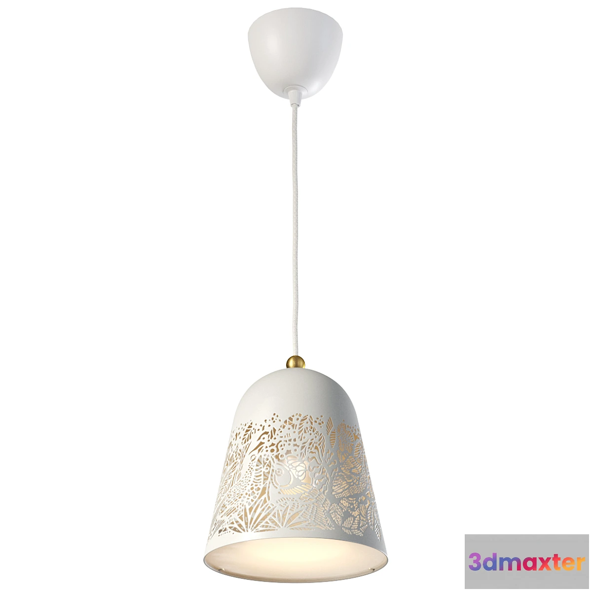 1335046 - IKEA SOLSKUR Ceiling Lamp 3D Max