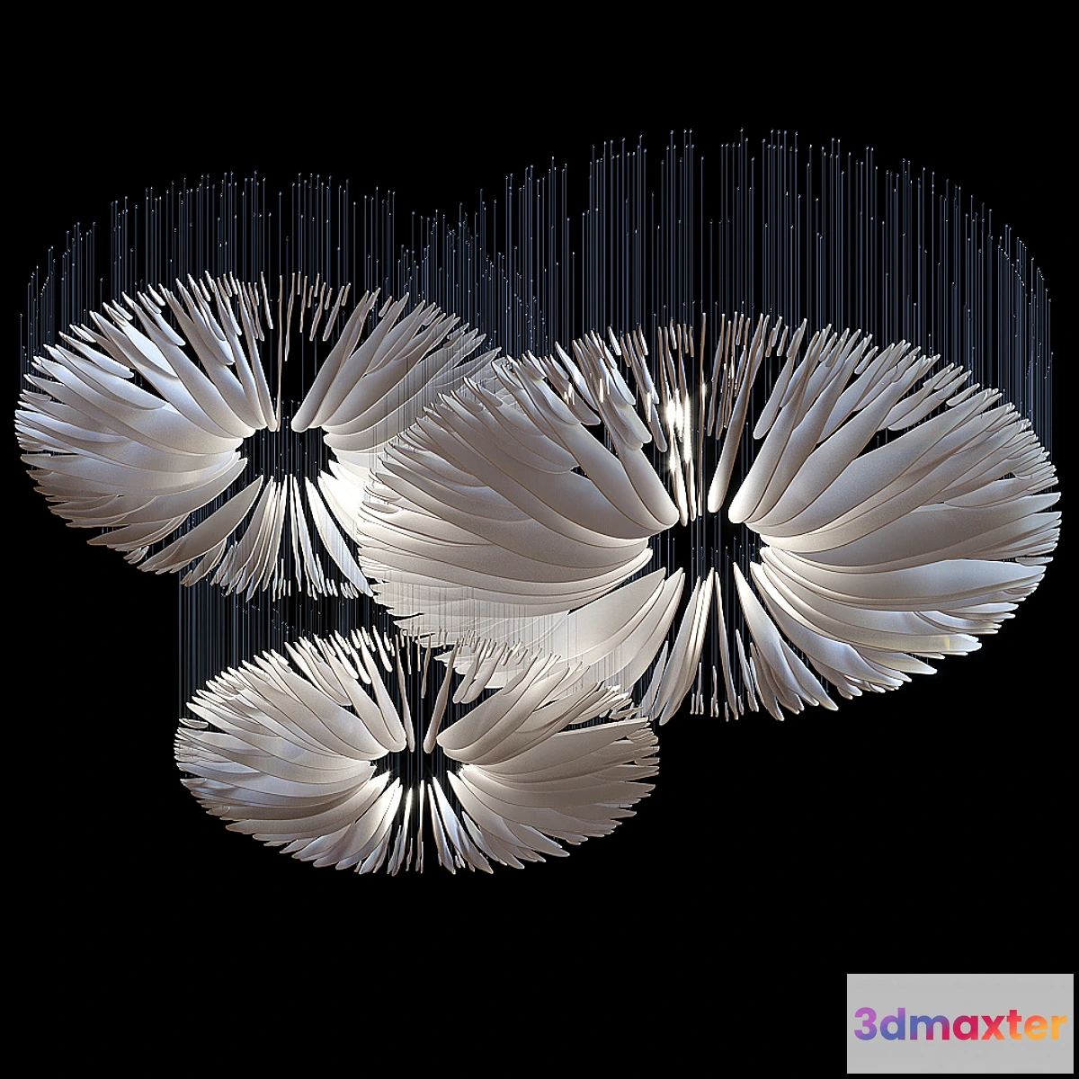 1335220 - Hanging composition  Vargov Design - Oudemansiella 3D Max