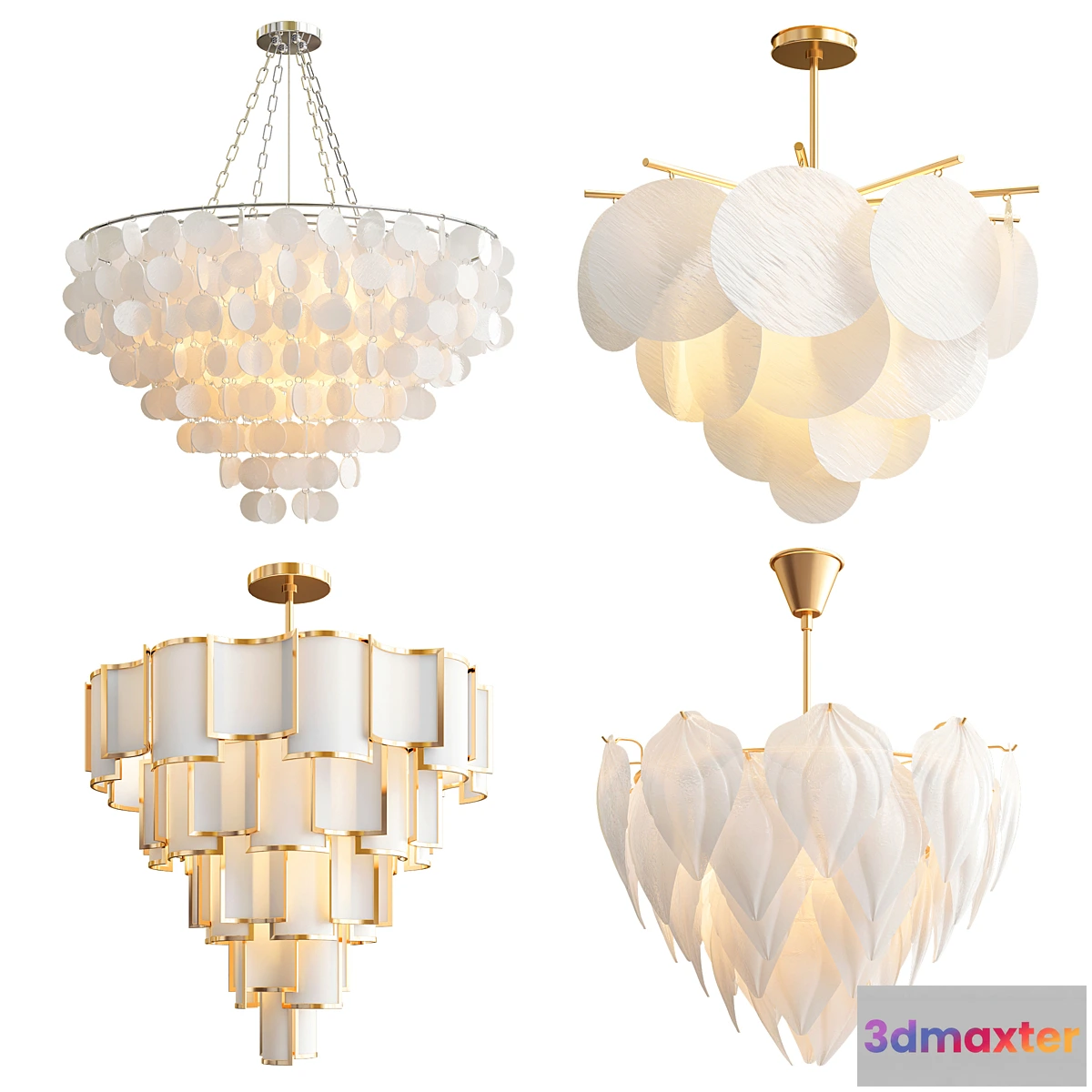1335798 - Four Exclusive Chandelier Collection_70 3D Max