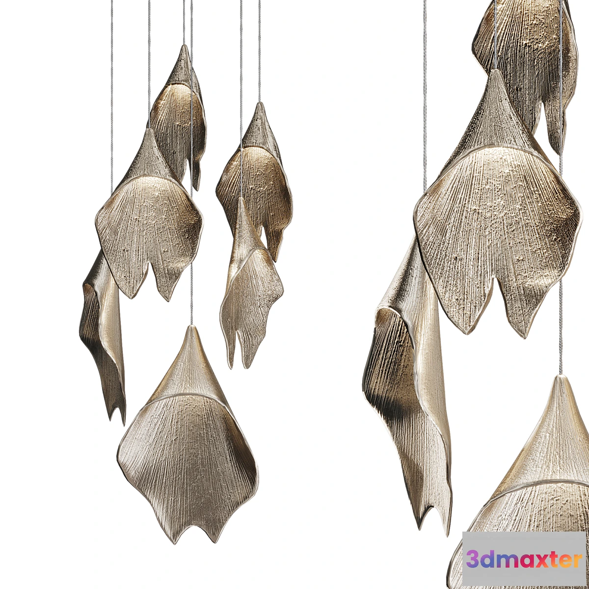 1336190 - Pendant lamp GINKGO Vetvi Store 3D Max