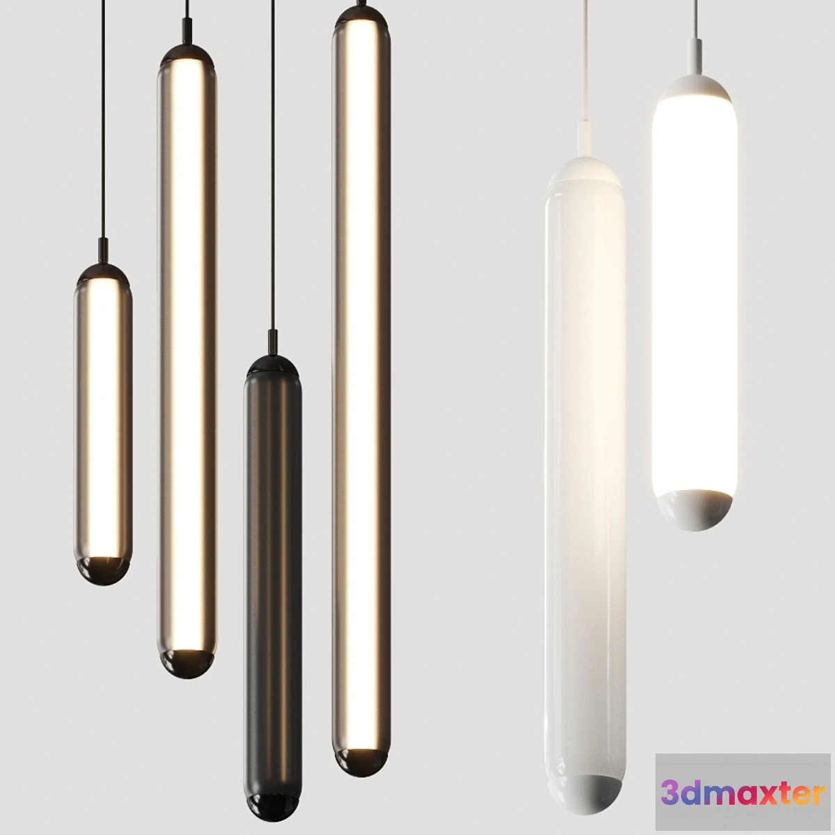 1336400 - Brokis Puro Solo Pendant Lamps 3D Max