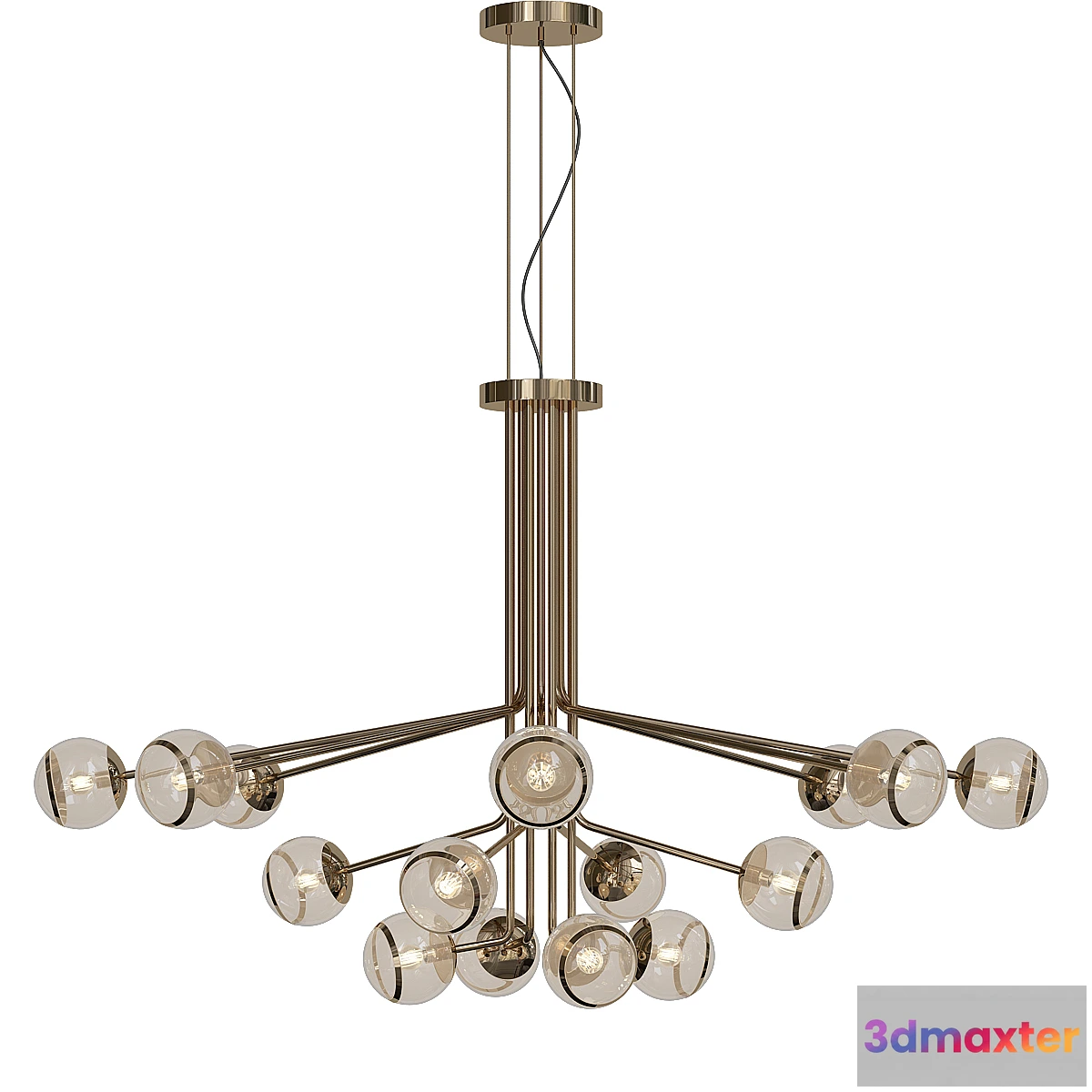 1337247 - Jetclass Bubbles Pendant OBB413 3D Max