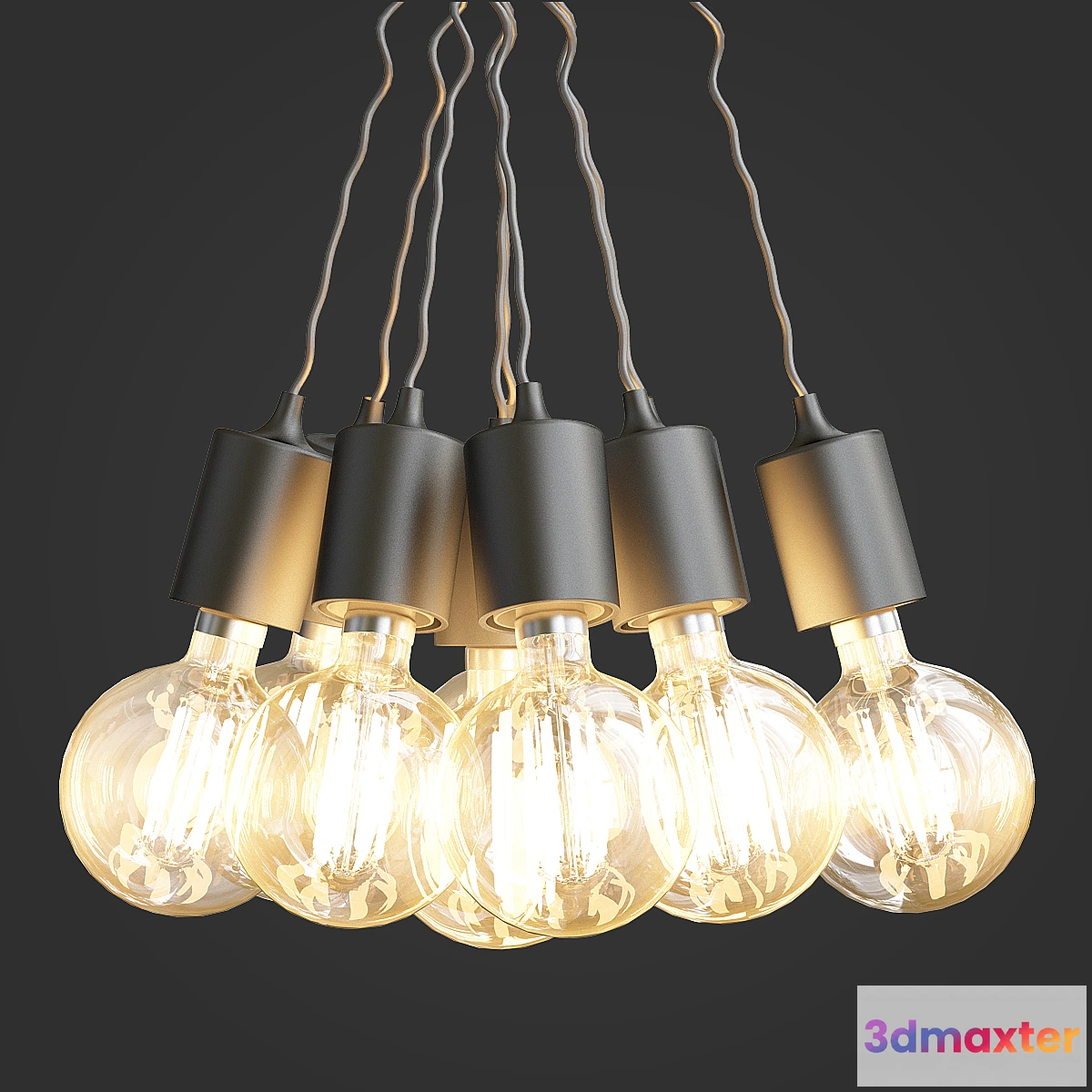1337391 - Mordern Nordic Retro Edison 3D Max