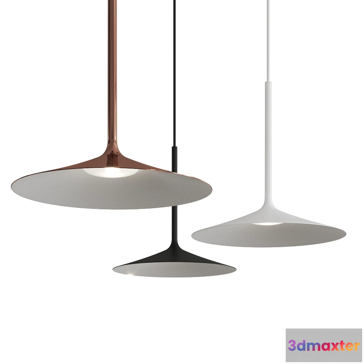 1337420 - Poe_P by Linea Light Group Pendant Lamp 3D Max