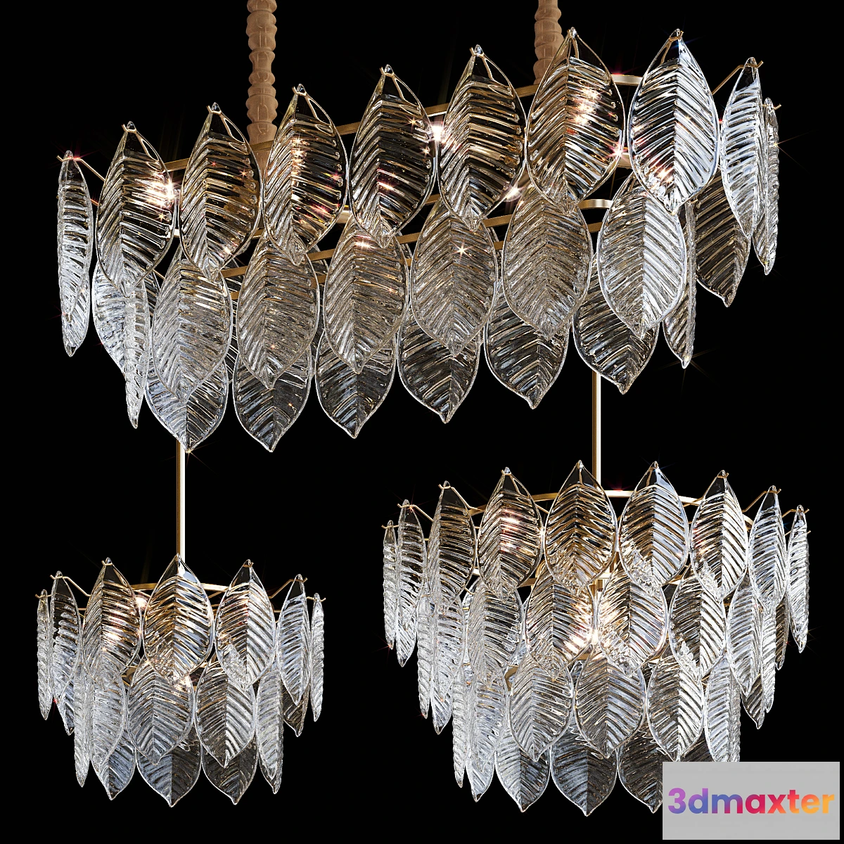 1337551 - Pendant chandeliers Modern Chandelier Umea 3D Max