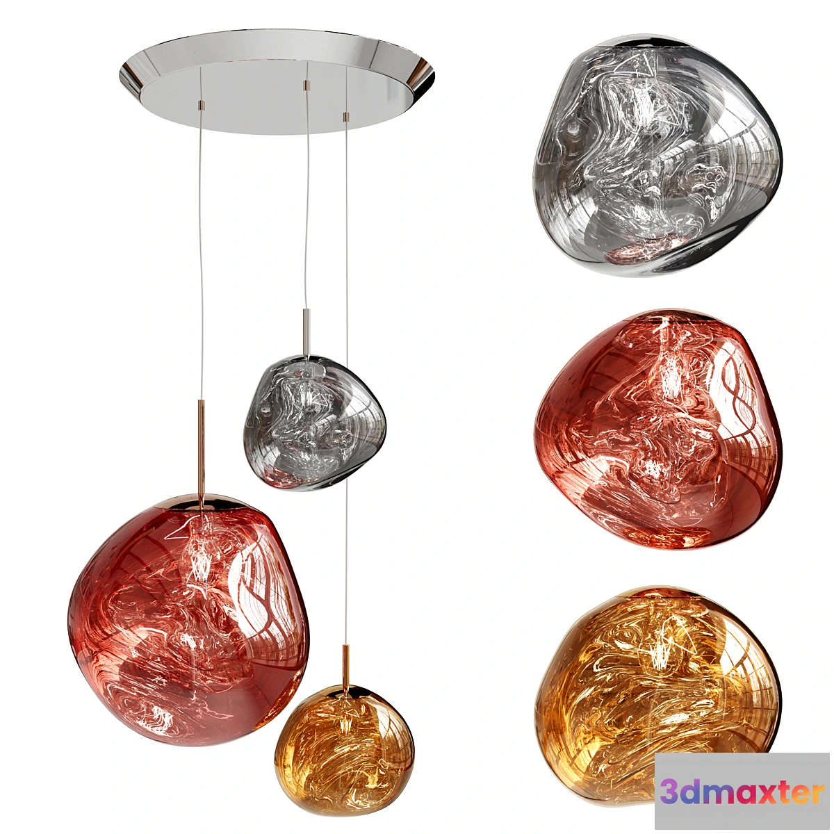 1337575 - Tom Dixon Melt pendant lamp 3D Max