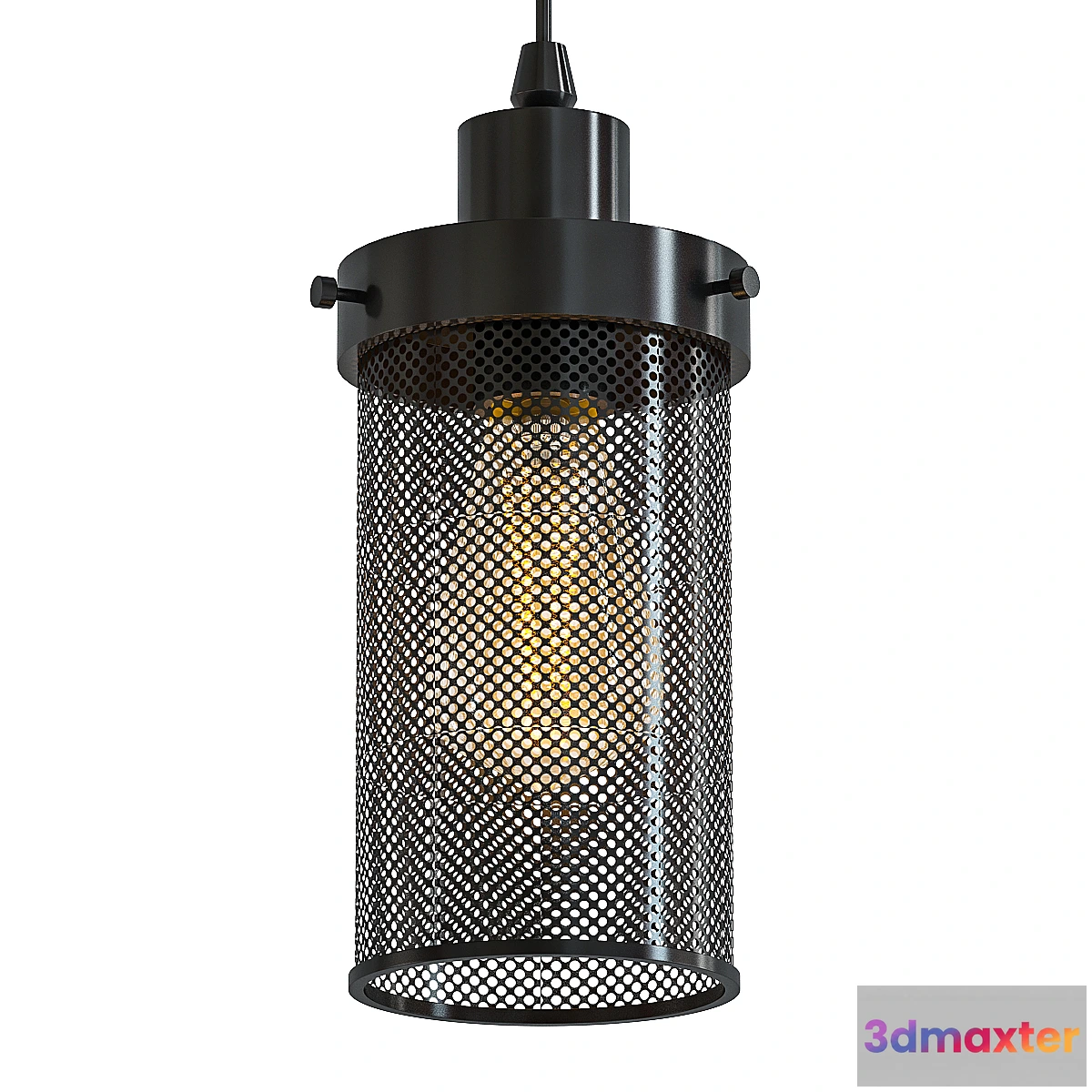 1338462 - Black Mesh Cylinder 3D Max