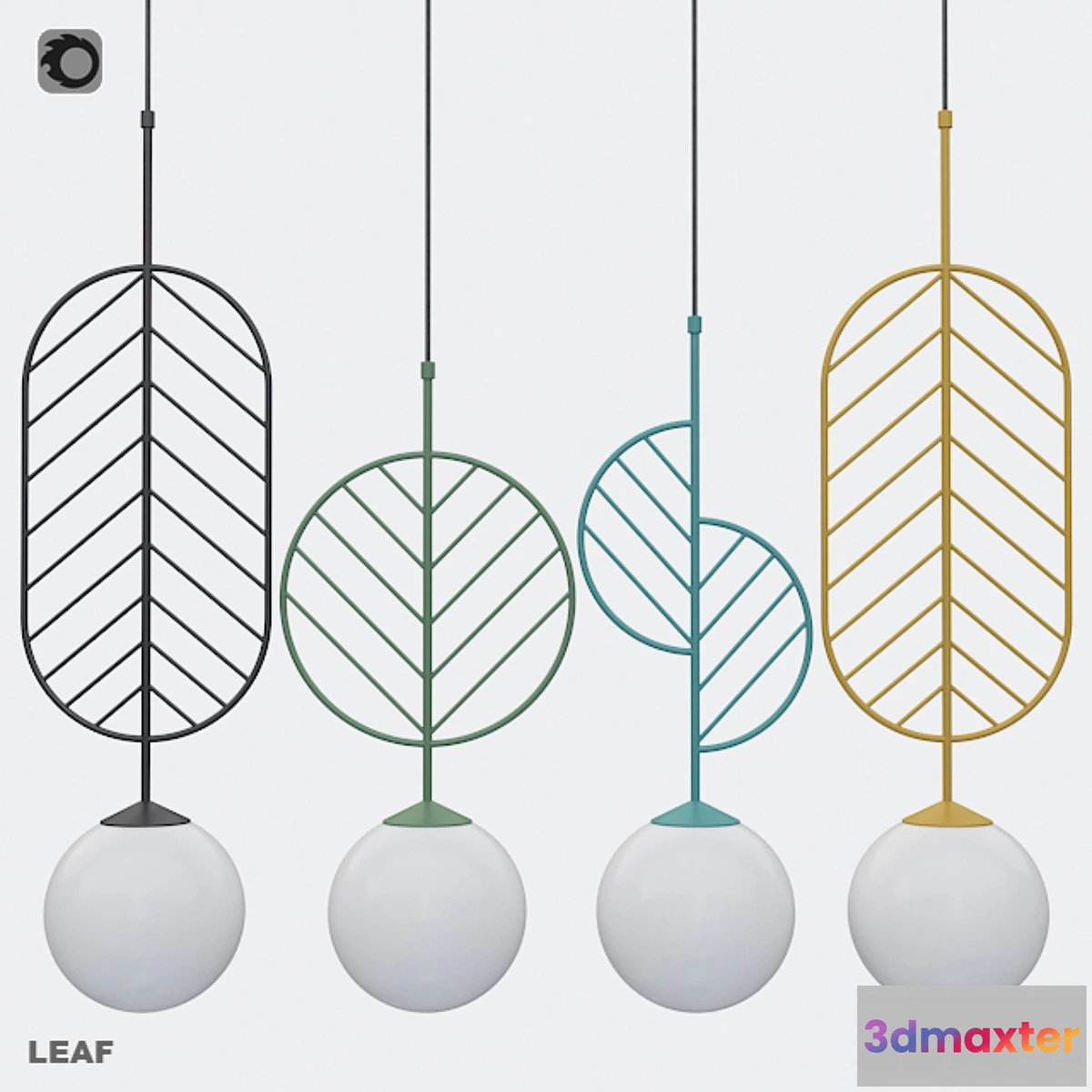 1338678 - Lamps Lampatron Leaf collection 3D Max