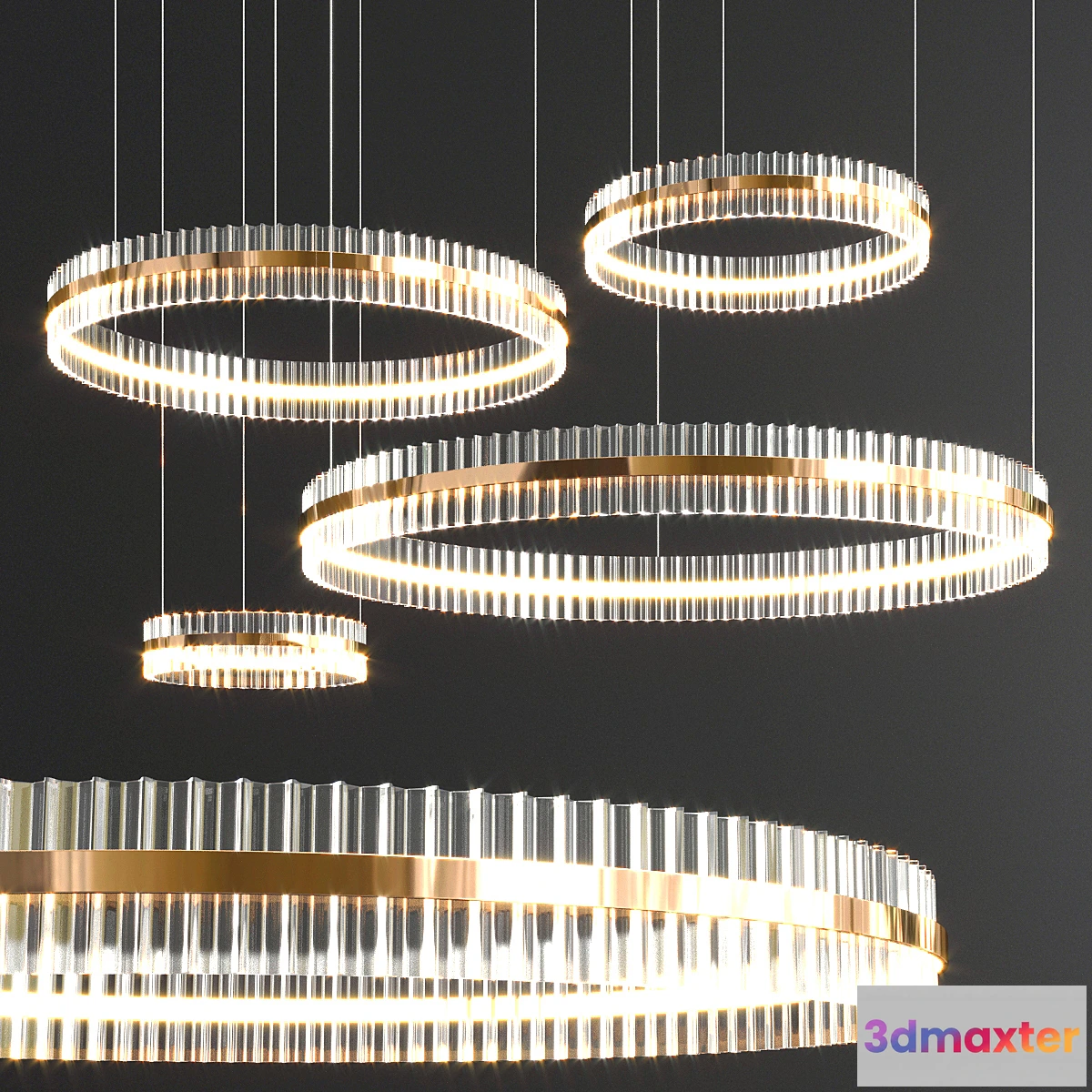 1338932 - Baroncelli saturno chandelier 3D Max
