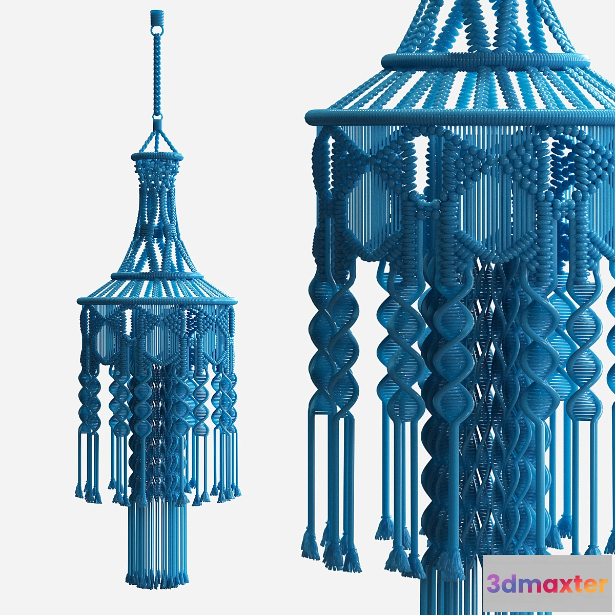1339258 - Chandelier macrame 3D Max