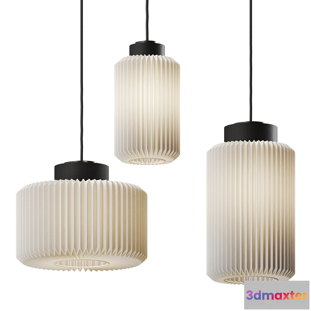 1339272 - Le Klint Cylinder Pendant Lamps 3D Max
