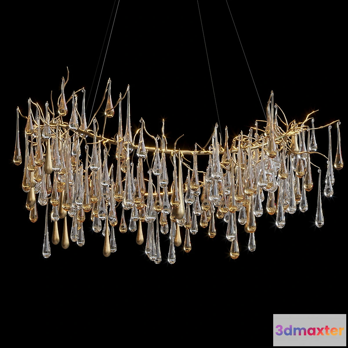 1339389 - Hanging chandelier Vargov Design - Olive 3D Max
