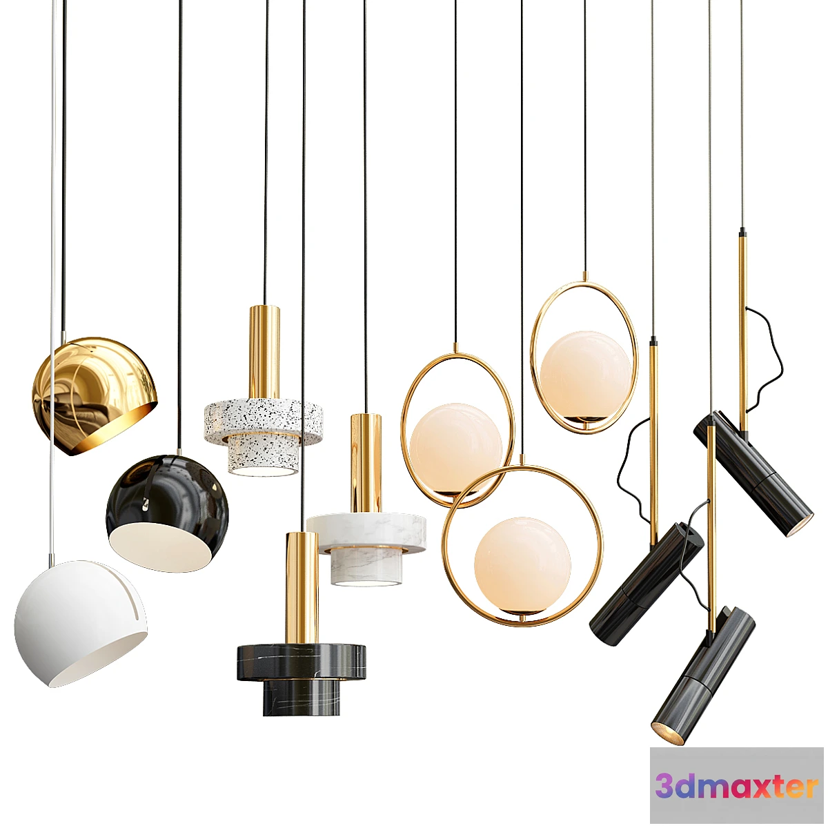 1339591 - Collection pendants 3D Max