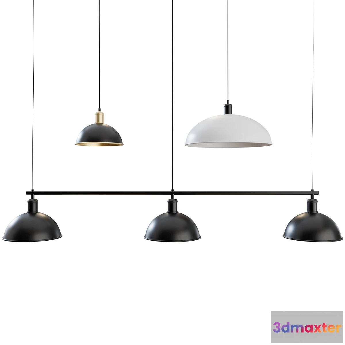 1340563 - Hubert Suspension Frame + Pendant By MENU 3D Max