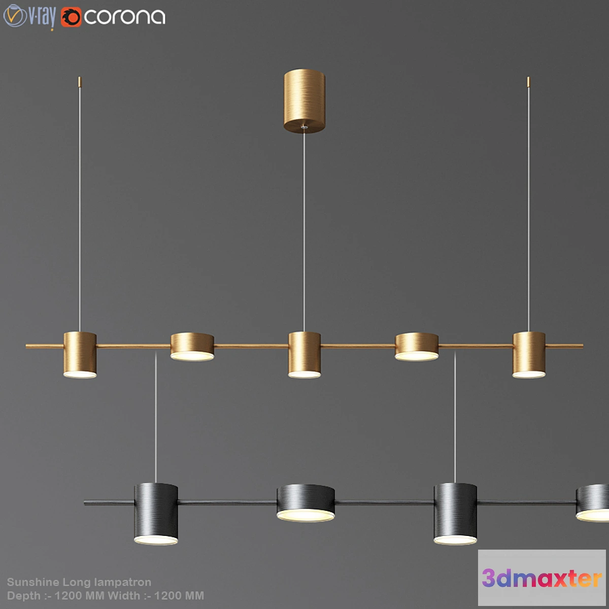 1341087 - Sunshine long lampatron 3D Max