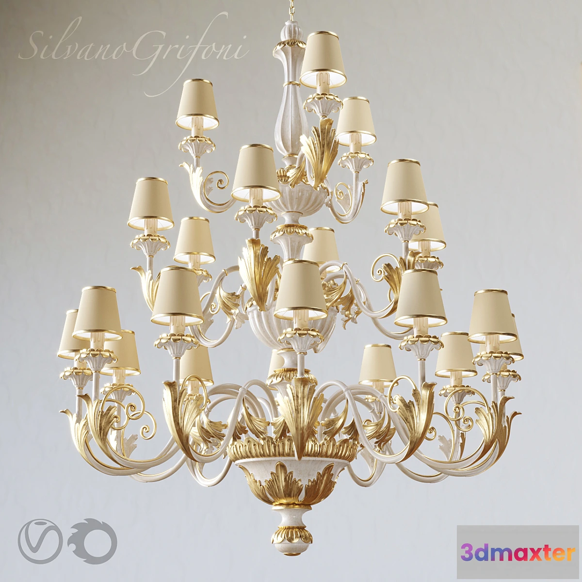 1341813 - Chandelier Silvano Grifoni 21 3D Max