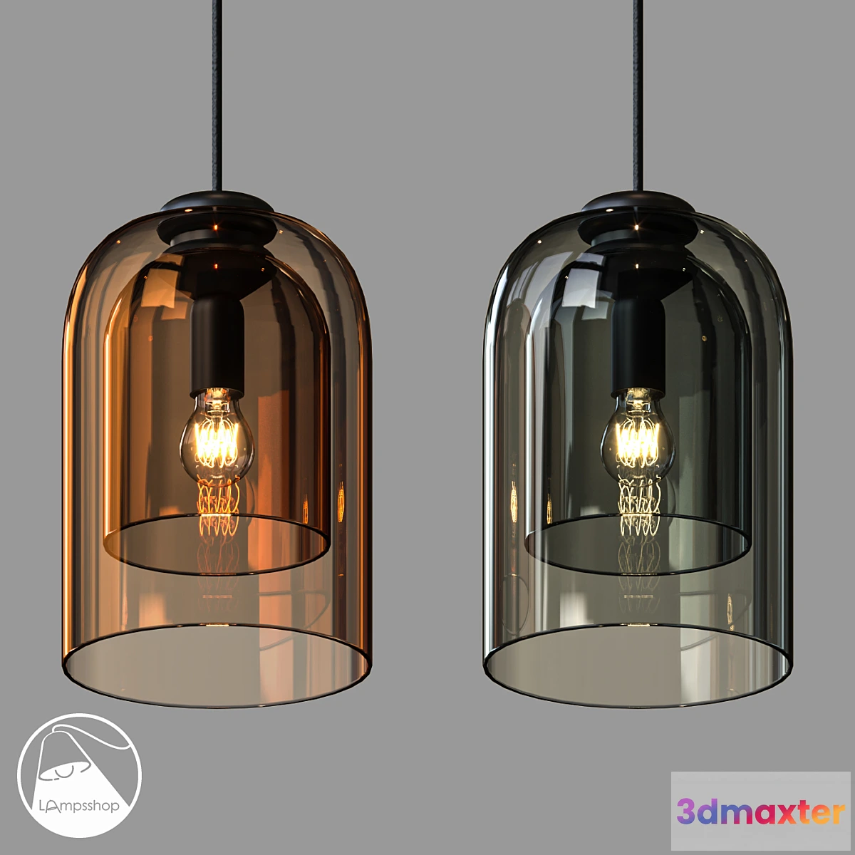 1342222 - LampsShop.com PDL2145 Pendant Bella 3D Max