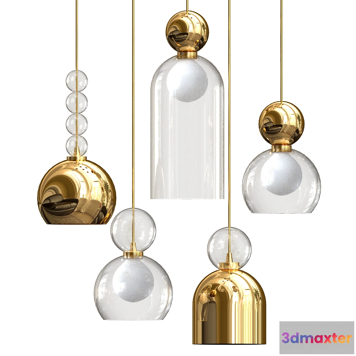 1342550 - Memoria Pendants by Dima Loginoff 3D Max