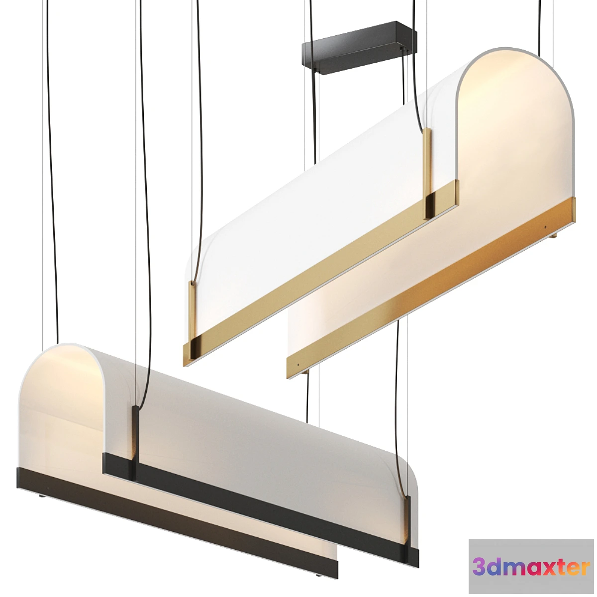 1342624 - TUNNEL Pendant lamp by BAXTER 3D Max