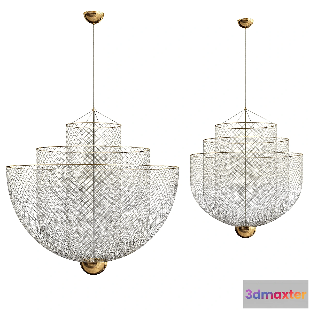 1343129 - Moooi meshmatics large and small 3D Max