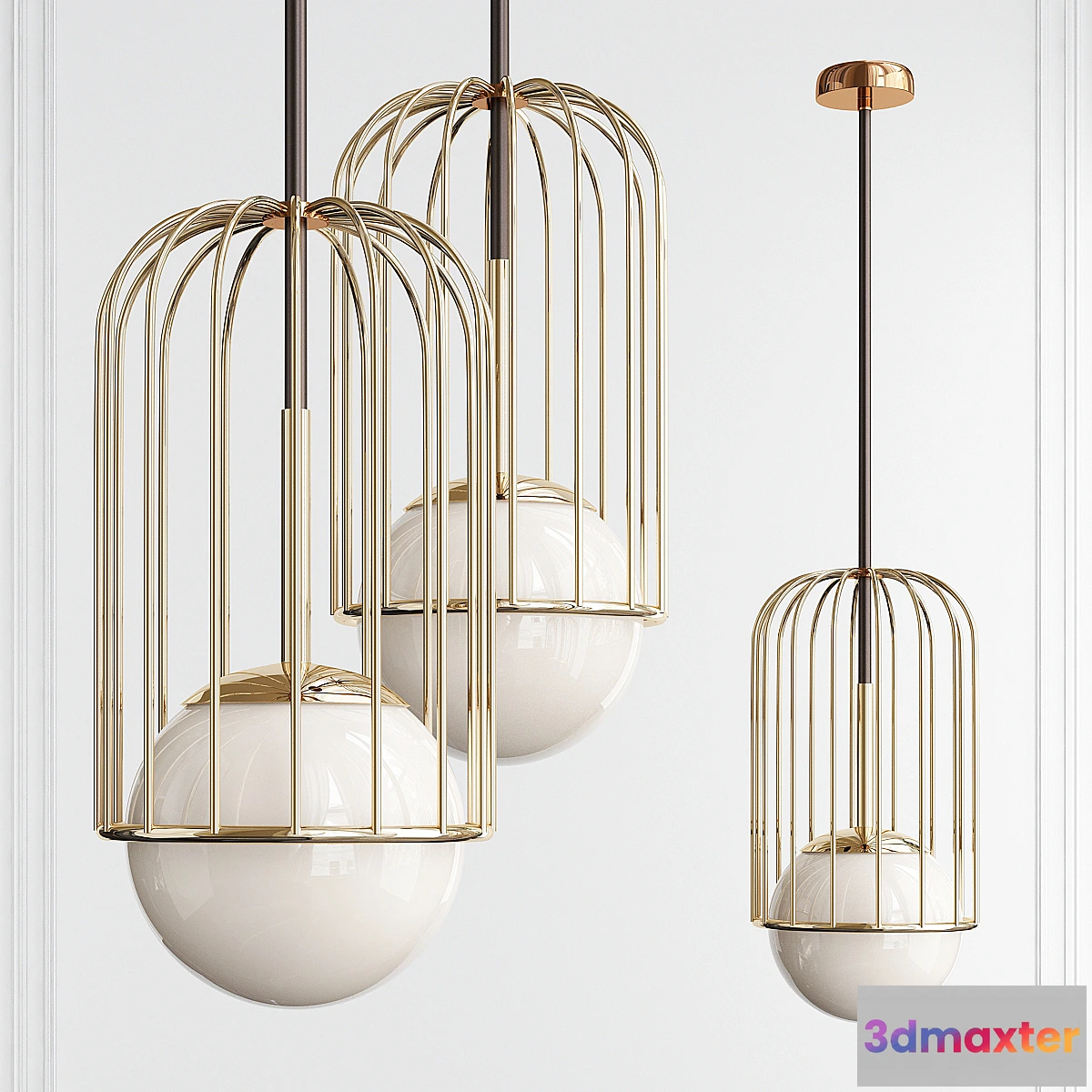 1343379 - Pendant lamp telford 3D Max
