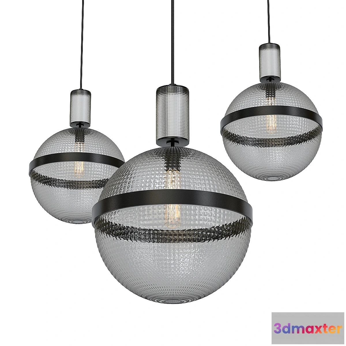 1343702 - Crystal Galaxy Ball black 3D Max