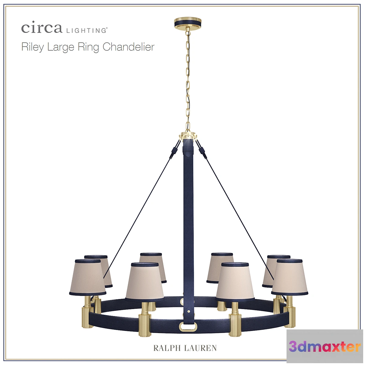 1343911 - Riley Large Ring Chandelier by RALPH LAUREN - No.2 3D Max