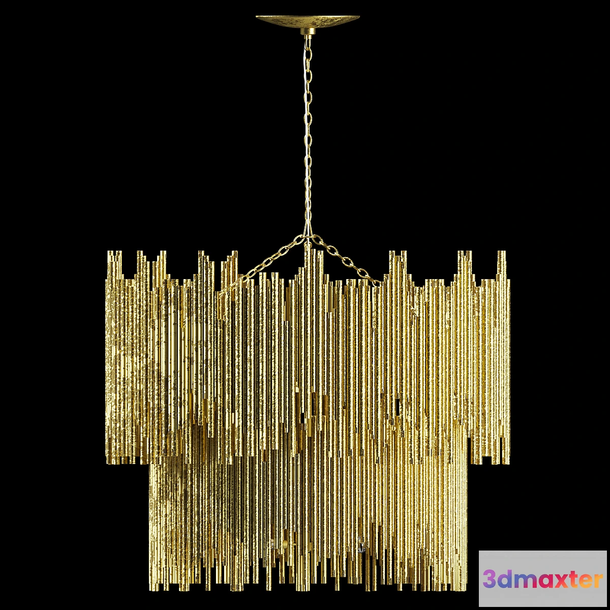 1344335 - Prescott Two Tiered Pendant 3D Max
