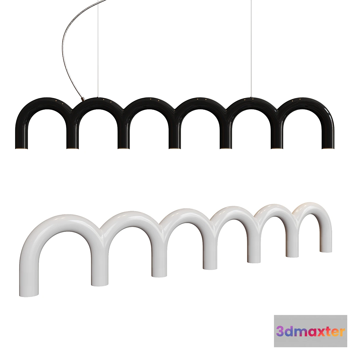 1344451 - OBLURE ARCH BLACK 3D Max